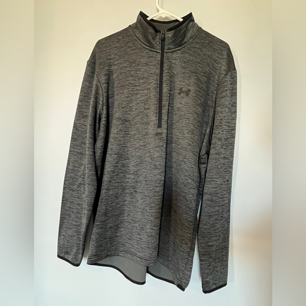 Under Armour Men's Charcoal Zip-Up Sweater